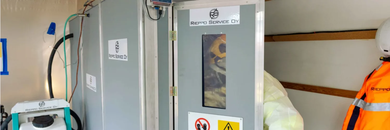 Asbestin purku- ja saneeraustyöt - Rieppo Service